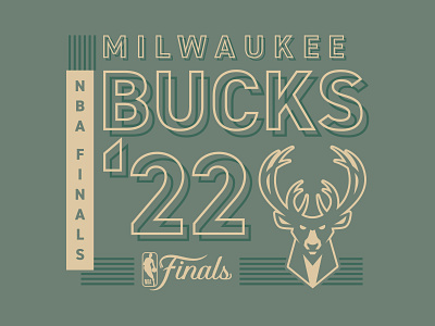 Bucks Finals Concept #3 branding design graphic design illustration vector