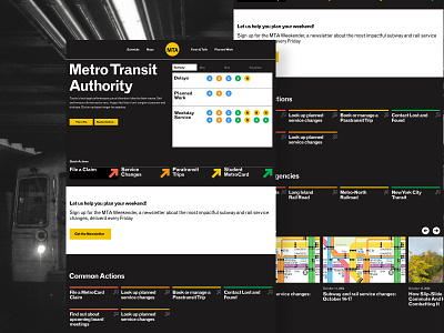 MTA - Home branding color design graphic design logo mta new york city nyc subway ui ux vector web design