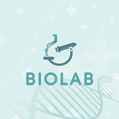 BIOLAB brand identity branding covid19 graphic design icon lab lab logo logo medical medical logo