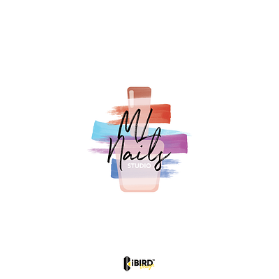 ml nails studio affinity designer beauty branding designer designer logo logo makeup