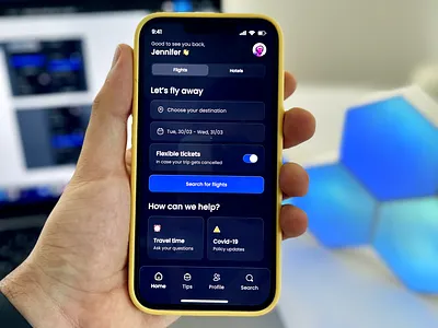 Booking ios mobile app: in a iphone 13 app app design booking booking app clean dark dark mode design figma interface iphone iphone 13 minimal mirror mobile mobile app ui ui design ux ux design