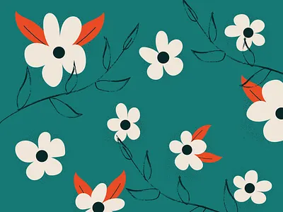 Flowers pioneers character design flat illustration illustraion illustration people vector woman