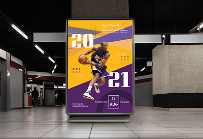 Poster for sport event branding design events graphic design illustration match photoshop poster sport vector