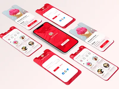 UI design Order App branding design graphic design ui