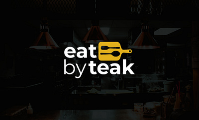 Eat By Teak Kitchen Logo Design brand and identity brand book design brand identity branding design illustration logo logo design ui vector