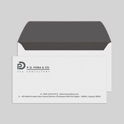 P D Vora & Co Envelope Design | WebsManiac Inc. envelope envelope design envelopes websmaniac