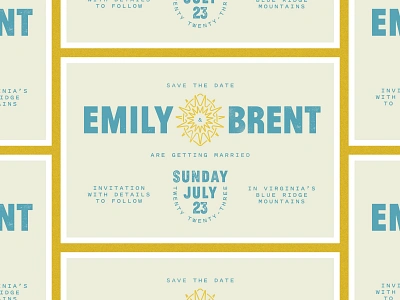 Lemon & Bam Save the Dates branding design explosion graphic design icon invitations lemon monogram postcard print print design save the dates texture typography wedding wedding design