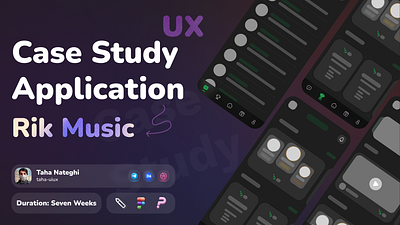 Case Study UX | Application Rik Music app case study ux