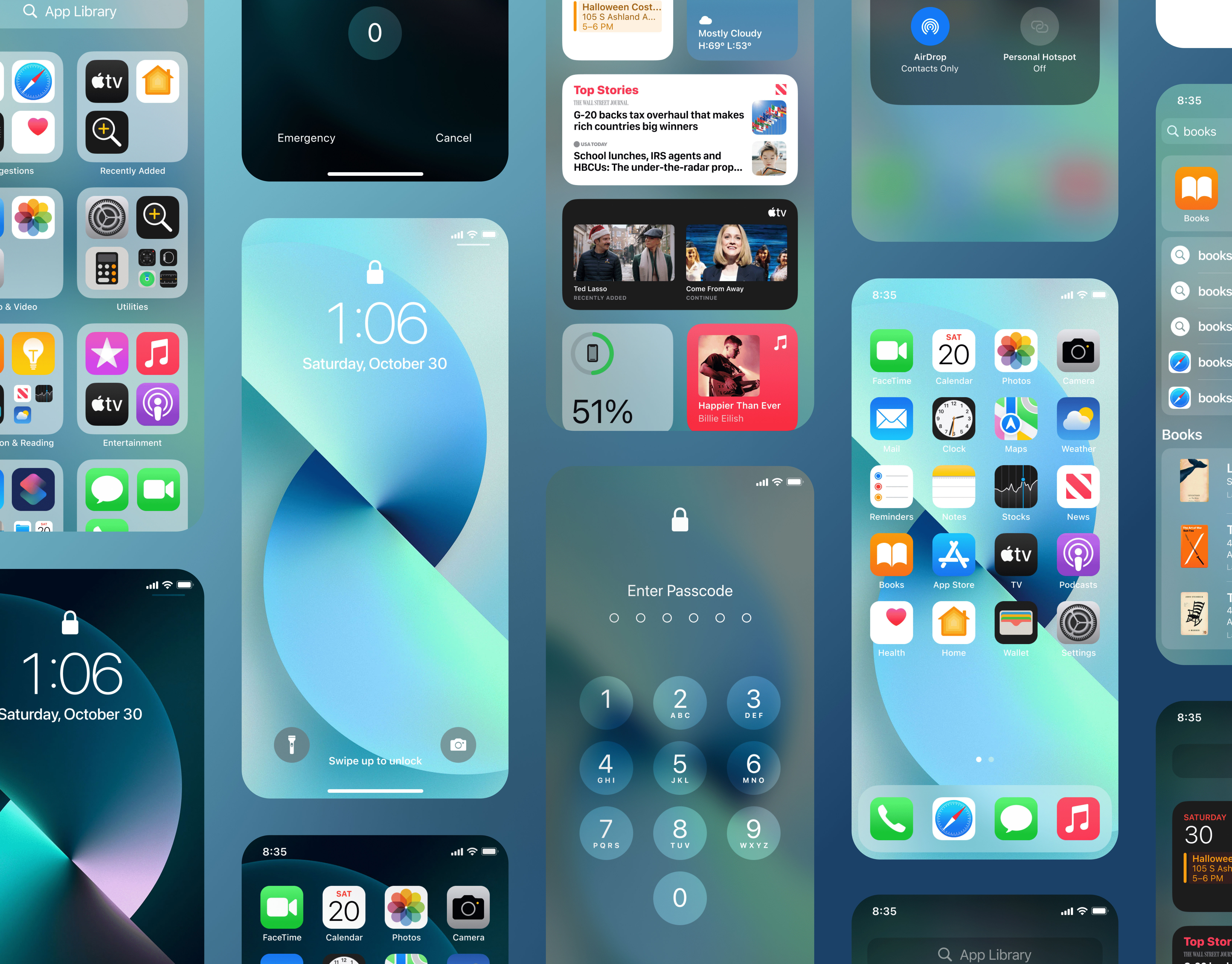 iOS System Redesign apple branding design figma graphic design illustration ios logo mobile portfolio ui ux vector
