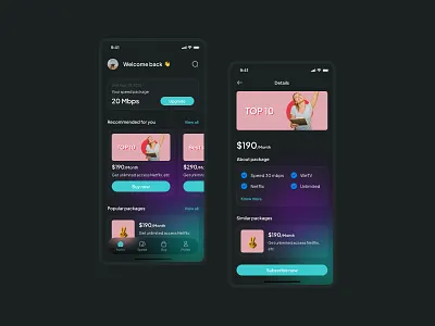Wifi - E-Commerce App android app app design dark mode e commerce ios mobile mobile app new trend ui ui daily ui design ui inspirations ui trend uiux ux ux design wifi