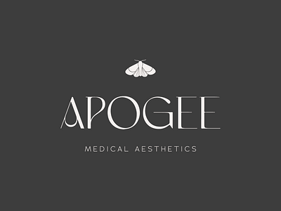 Apogee Logo branding clean graphic design identity logo logotype minimalistic