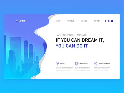 Real estate landing page design design interface landing page page ui web page