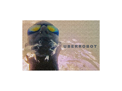 Uberrobot branding design graphic design illustration