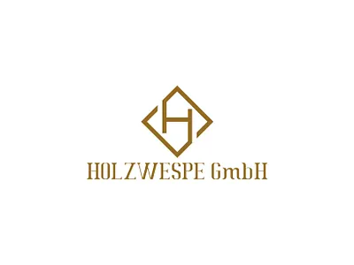 Holzwespe GmbH Logo Design board logo germany logo modern logo woodlogo
