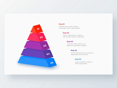 Pyramid Animated PowerPoint Infographic 3d animated business infographic infographics isometric powerpoint ppt template smooth template