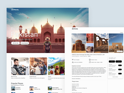 Manaky dailyui design e commerce experience marketplace pakistan rental service tours travel ui ux web development