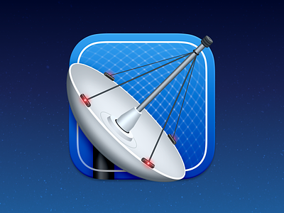 Coduo App Icon antenna app app icon big sur big sur icon blueprint icon icons macos madewithsketch satellite signal
