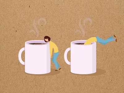 coffee design graphic design illustration vector