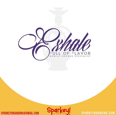 Exhale Full of Flavor Logo Design