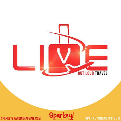 Live Out Loud Travel Logo Design