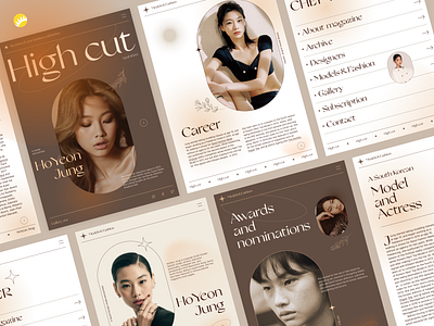 Fashion Magazine Prototype Design design fashion blog fashion design fashion magazine fashion magazine design fashion website glamour home page magazine design photography ui ui ux design ux web design website design