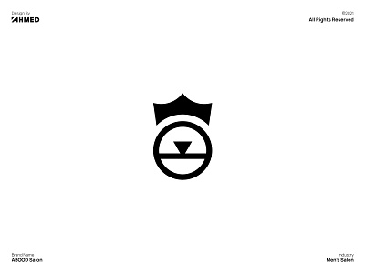 ABOOD Salon - Logo Mark Design abood salon abstract brand identity brand mark branding creative design flat graphic design icon illustrator king logo lion logo logo logo mark mens salon logo minimalist logo simple symbol vector