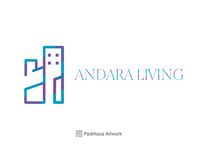 Andara Living app branding design graphic design illustration logo typography vector