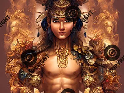 Any Given Moment antient beautiful design fly god gold graphic design warrior