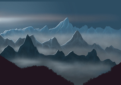 Mountains illustration