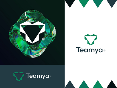 Teamya Logo brand branding design graphic design illustration logo logo design minimal modern t mark teamya ui visual identity