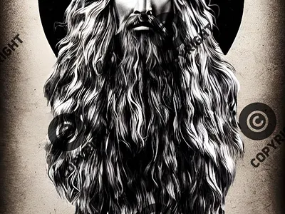 Zeus beautiful crown design fly god graphic design illustration king lighting power