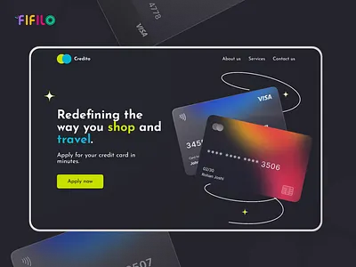 Credit Card Web Screen adobexd design graphic design illustration logo ui uiux userexperience userinterface ux