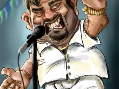 The Corrupted Danny cartoon character design illustration