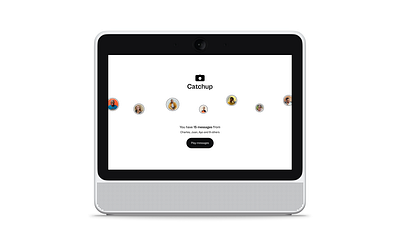 Video Messaging App for Meta Portal - UX Exploration design ui ux