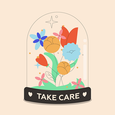 Take care 8марта animation care flowers gentle graphic design lego flowers love motion motion graphics take care tender vector woman womens day