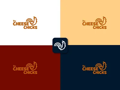 the Cheese Chicks brand identity design illustration initials logo logo design luxury minimal minimalist logo ui