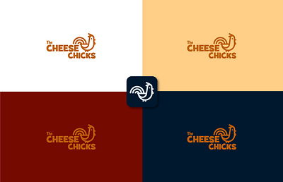 the Cheese Chicks brand identity design illustration initials logo logo design luxury minimal minimalist logo ui