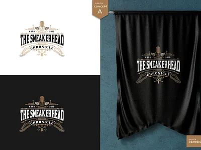 The SneakerHead Chronicles brand identity design illustration initials logo logo design luxury minimal minimalist logo ui