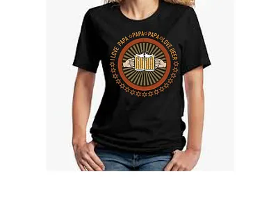 BEER PAPA T-SHIRT background remove branding design graphic design graphics t shirt designer illustration logo typography ui vector