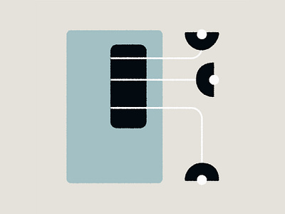 Broken Flower 2.2 design flower geometry icon illustration line minimal