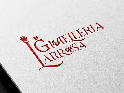 Larrosa Gioielleria brand identity design illustration initials logo logo design luxury minimal minimalist logo ui