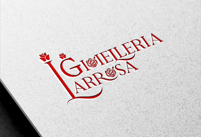 Larrosa Gioielleria brand identity design illustration initials logo logo design luxury minimal minimalist logo ui