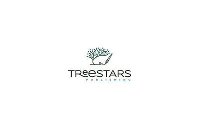 TreeStars Publishing brand identity design illustration initials logo logo design luxury minimal minimalist logo ui