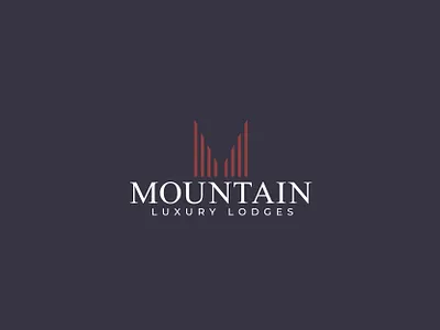 Mountain Luxury Lodges brand design branding design graphic design icona illustration logo logo design luxury vector