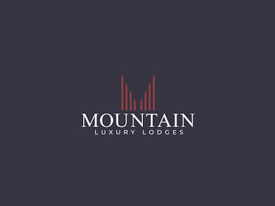 Mountain Luxury Lodges brand design branding design graphic design icona illustration logo logo design luxury vector