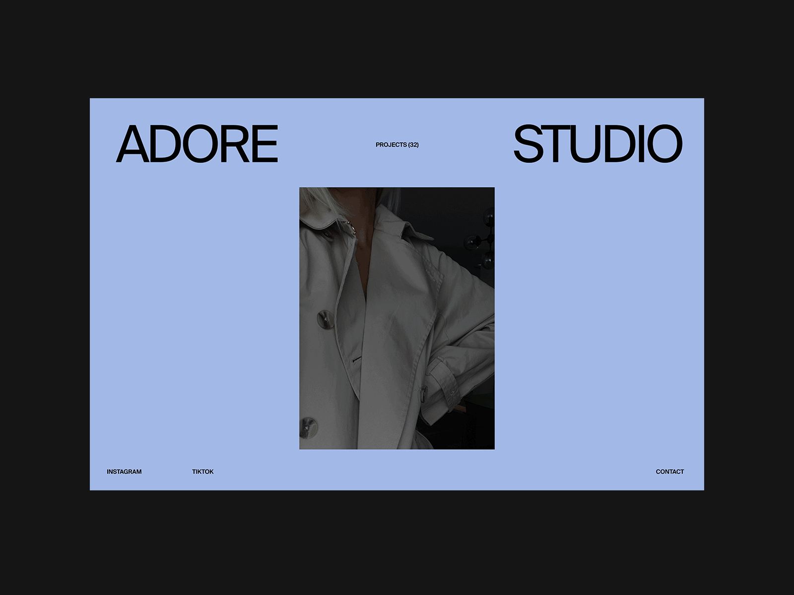 ADORE STUDIO – CONTENT CREATION STUDIO CONCEPT art direction branding content create creation design fashion graphic design minimal photo photography typography ui web design website