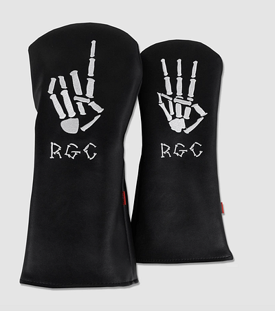 Random Golf Club headcovers branding design illustration product