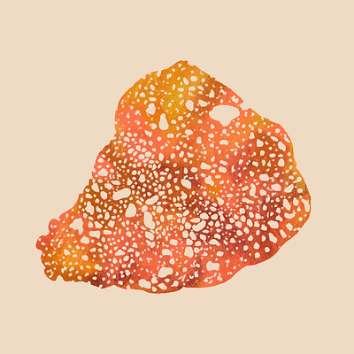 Lava Rock gradient illustration lava natural nature procreate procreateapp rock texture