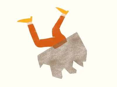 A state of being. branding conceptual design editorial humor illustration logo minimalist print procreate screenprint style