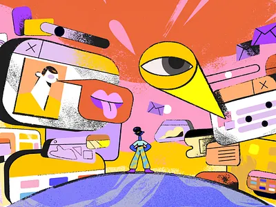 Good Cyber Stories animation design illustration ui